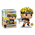 Naruto Uzumaki with Shuriken Funko Pop! Naruto Shippuden - Approx. 4 1/2" Collectible Chase Limited Edition Vinyl Figure #1843 with Display Box