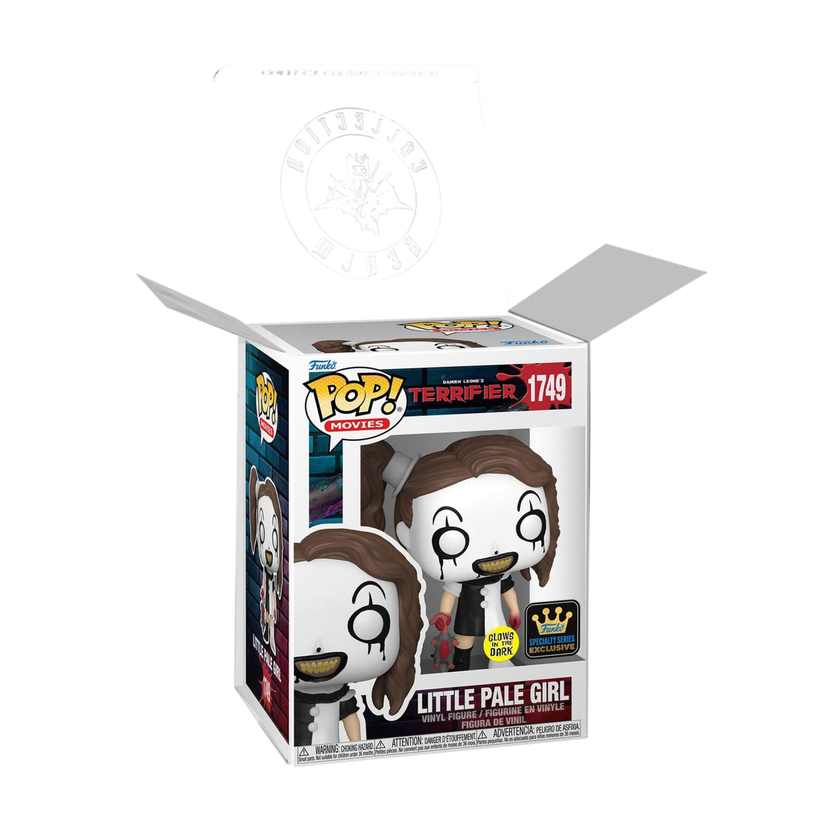 Little Pale Girl Funko Pop! Movies Damien Leone's Terrifier - Glows In The Dark Specialty Series - Approx. 4 1/4" Collectible Exclusive Vinyl Figure