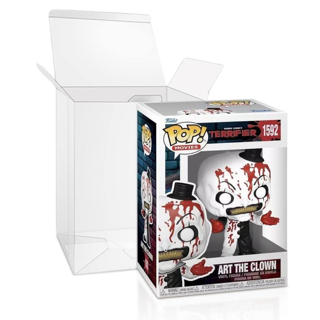 Bloody Art The Clown Funko Pop! Movies: Terrifier - Approximately 4 1/4" Horror Vinyl Figure #1592 with Display Box Protector Case