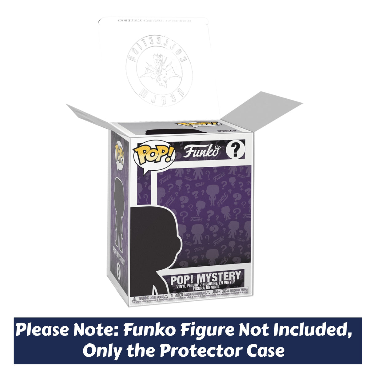 10-Pack Crystal Clear Vinyl Figure Protectors Compatible with 4-Inch Collectibles – Heavy-Duty Display Cases with 0.5mm Thickness for Water, Dust & UV