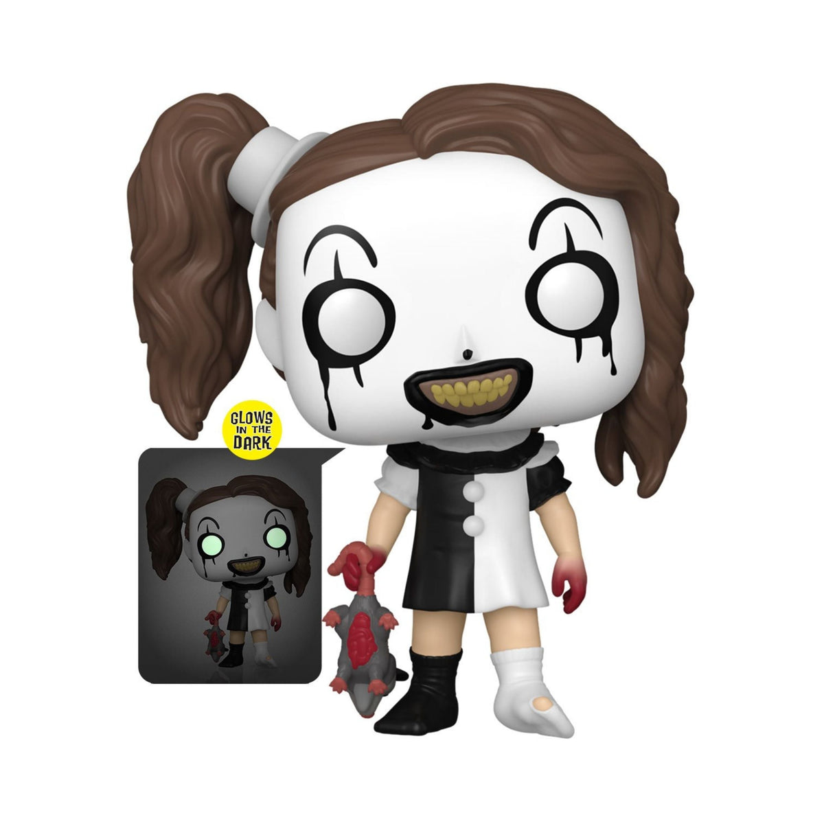 Little Pale Girl Funko Pop! Movies Damien Leone's Terrifier - Glows In The Dark Specialty Series - Approx. 4 1/4" Collectible Exclusive Vinyl Figure