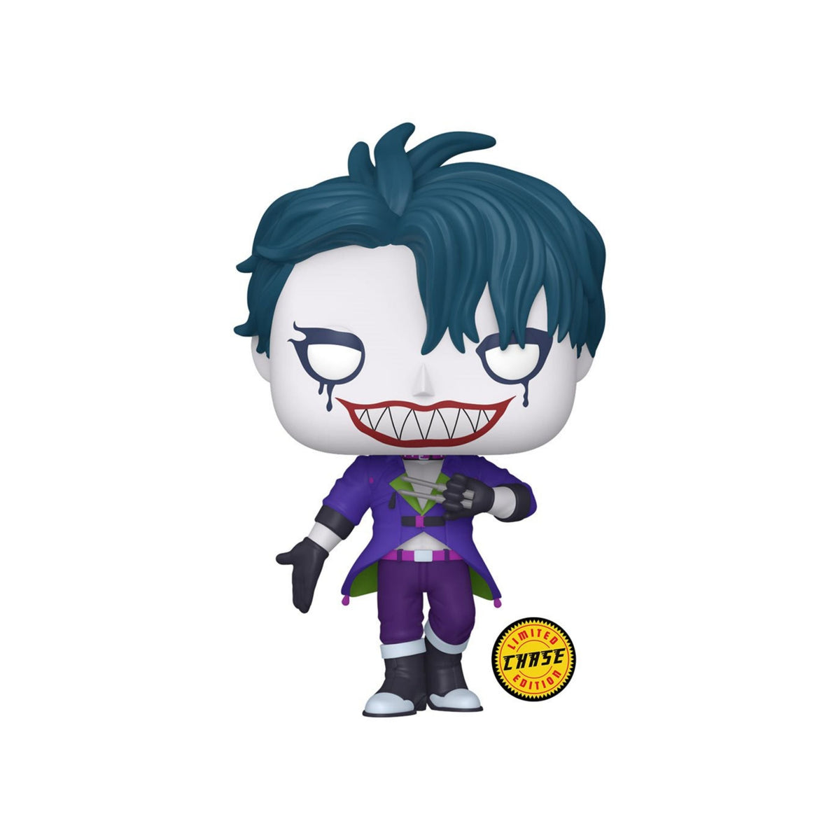 The Joker Funko Pop! Heroes DC Suicide Squad Isekai - Approx. 4 1/2" Chase Limited Edition Collectible Vinyl Figure #544 with Display Box Protector