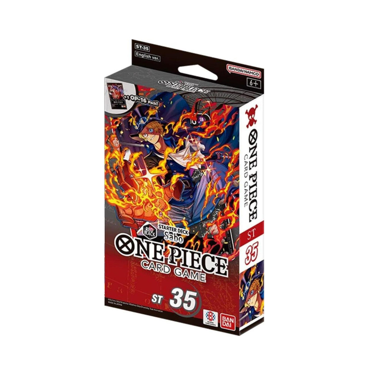 One Piece Card Game Starter Deck ST-35 RED/BLACK Sabo