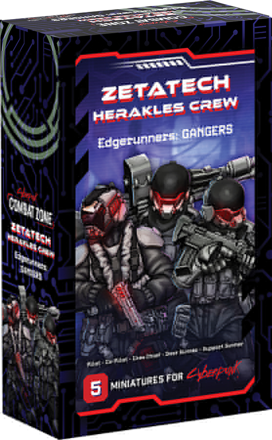 Cyberpunk RED: Combat Zone - Zetatech Herankles Crew (Preorder)
