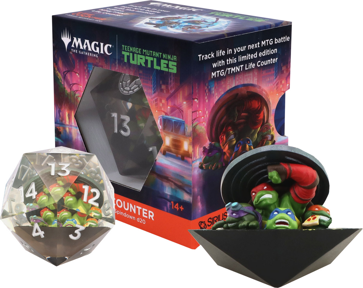 Sirius Dice: Magic The Gathering - Teenage Mutant Ninja Turtles 55mm d20 Spindow