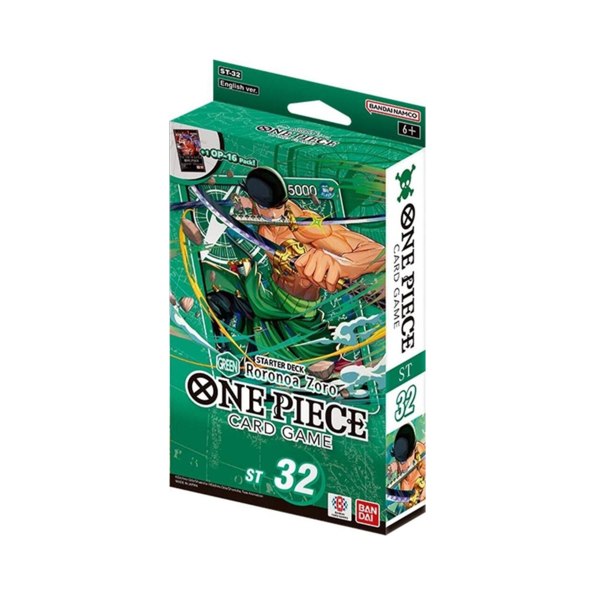 One Piece Card Game Starter Deck ST-32 Green Roronoa Zoro