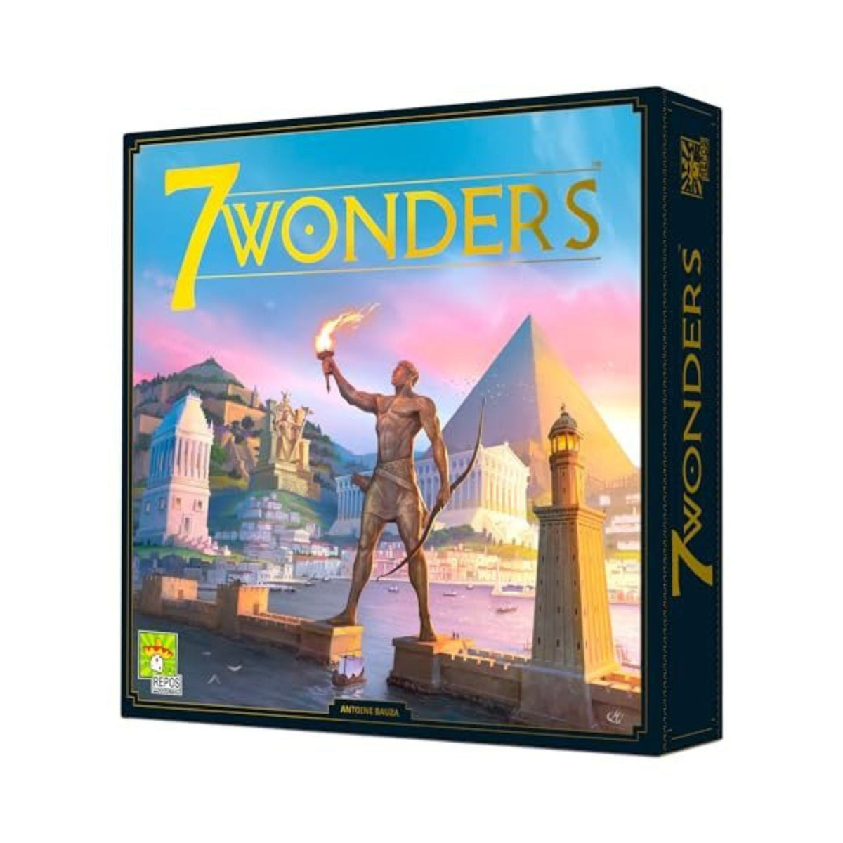 7 Wonders Board Game (New Edition) - Lead Your Civilization to Prosperity! Strategy Game for Kids and Adults, Ages 10+, 3-7 Players, 30 Minute