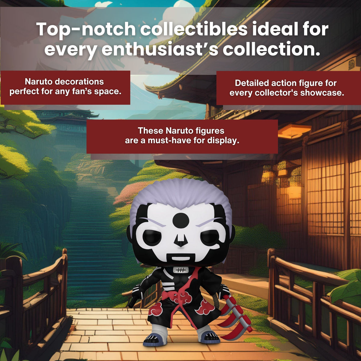 Hidan Funko Pop! Animation Naruto Shippuden - Collectible Chase Limited Edition Vinyl Figure #1505 with Display Box Protector Case