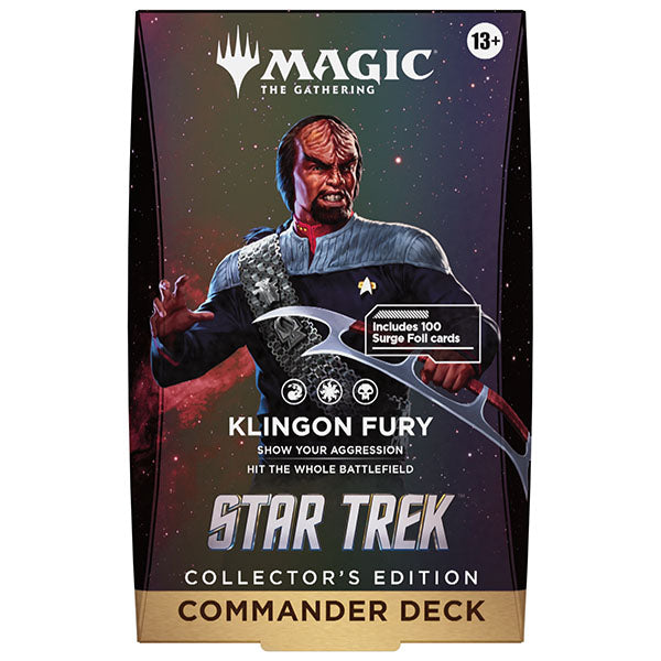 Magic: The Gathering - Star Trek Klingon Fury Collector Commander Deck (Preorder)