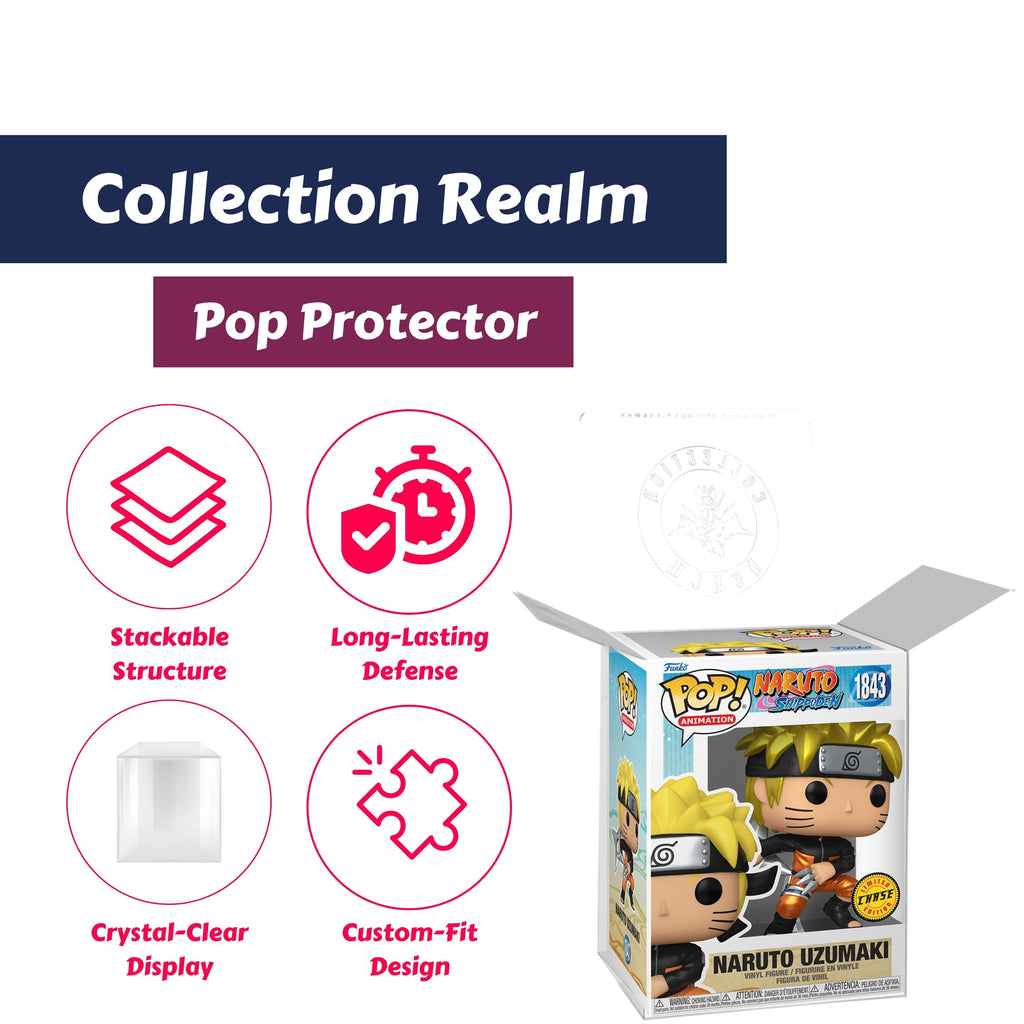 Naruto Uzumaki with Shuriken Funko Pop! Naruto Shippuden - Approx. 4 1/2" Collectible Chase Limited Edition Vinyl Figure #1843 with Display Box