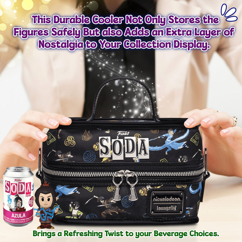 Avatar Funko Soda! The Last Air Bender - 6-Piece Set of Approx. 4" Vinyl Figures in Collectible Soda Cans (Chance of 1 Chase Variant) with an 8"
