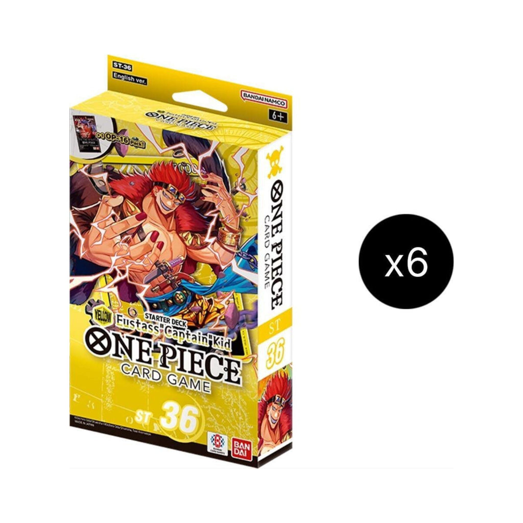 ONE PIECE Card Game ST-36 Yellow Eustass "Captain" Kid Starter Deck Case