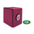 Ultra PRO Alcove Click Deck Box Paldea Pink Holds 100 Plus Cards Magnetic Deck Box TCG
