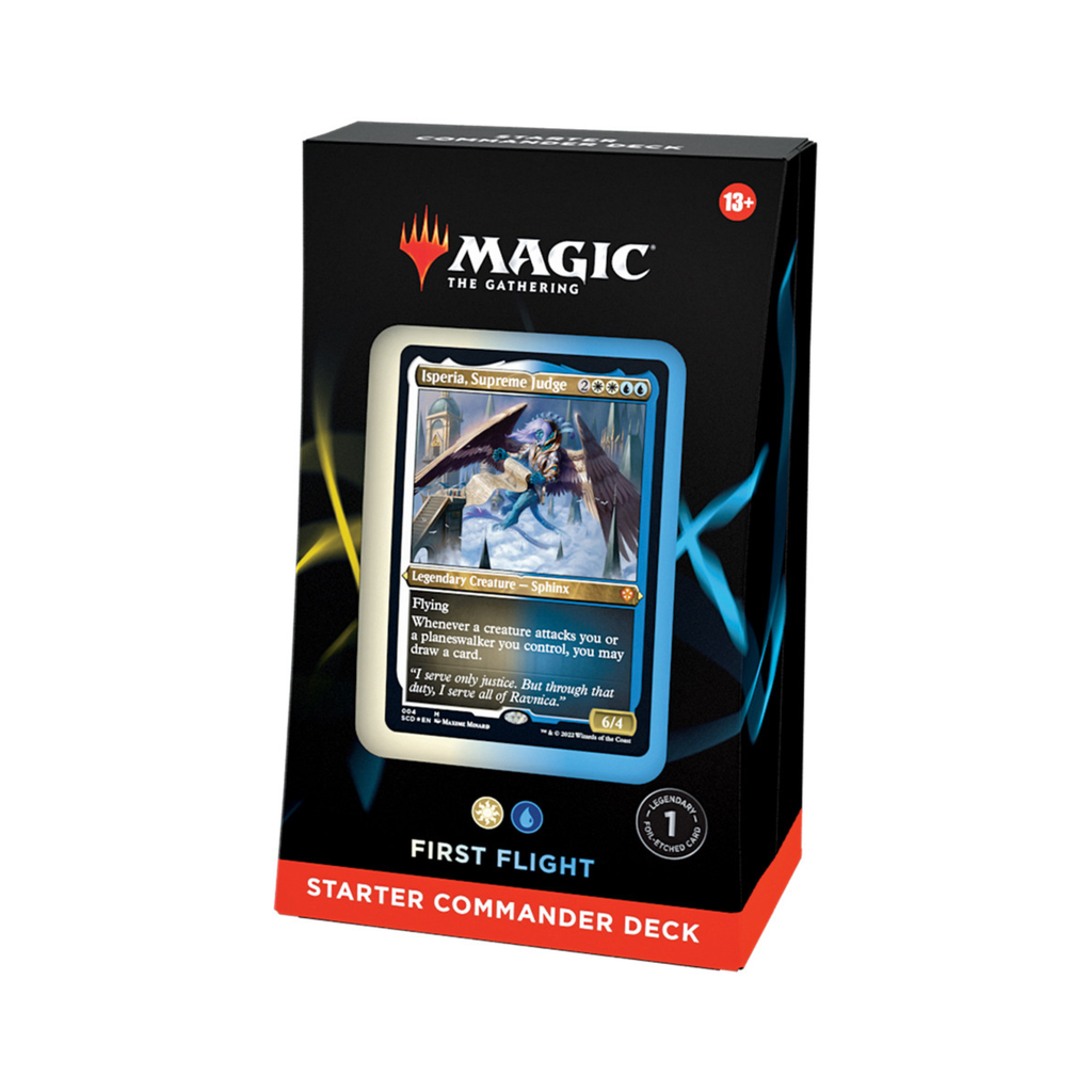 Magic The Gathering TCG Starter Commander Deck First Flight 100 Card Deck MTG Ready to Play Card Game for Collectible Card Games, Trading Cards