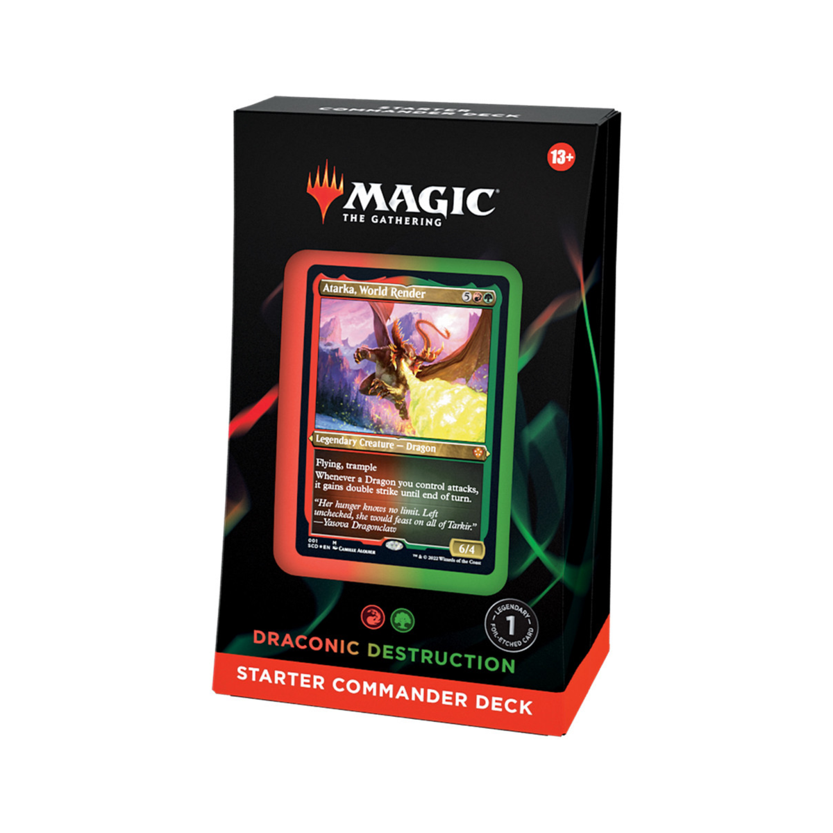 Magic The Gathering TCG Starter Commander Deck Draconic Destruction 100 Card Deck MTG