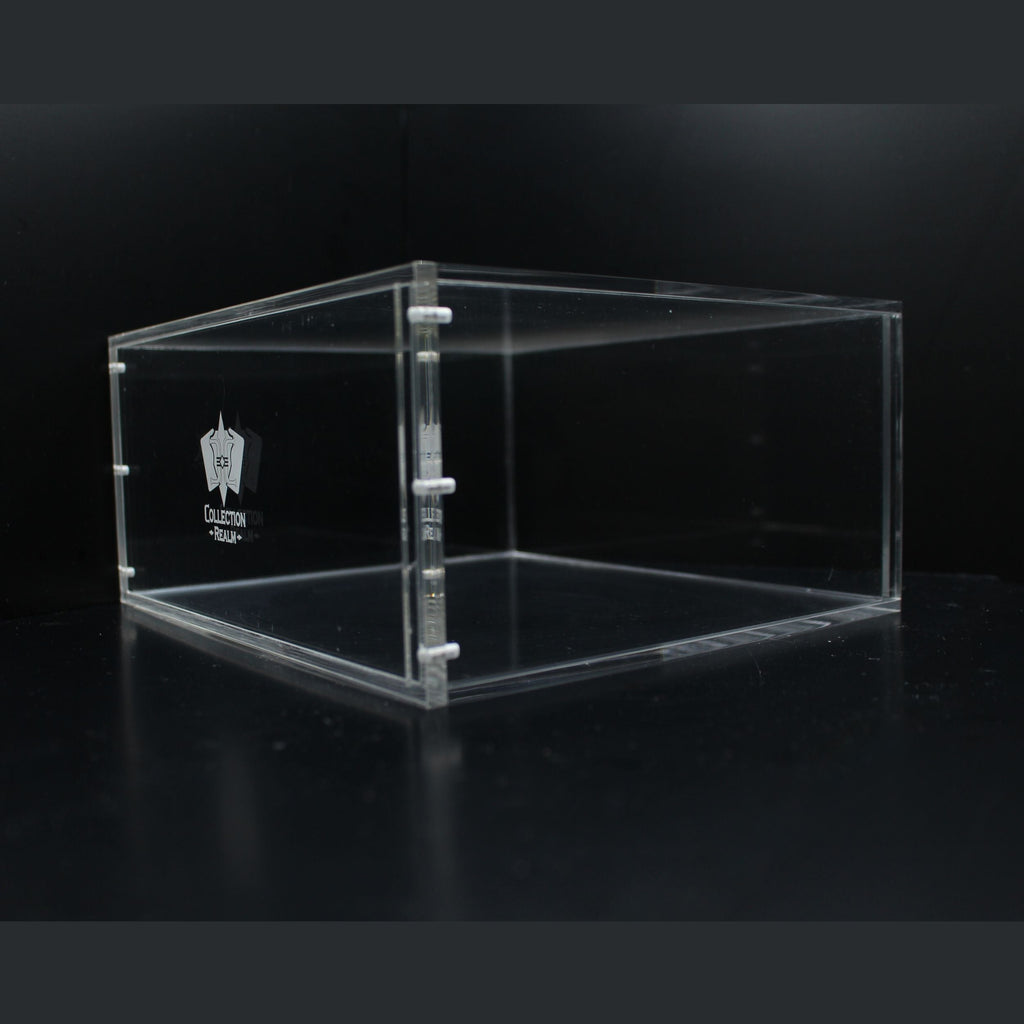 Pokemon Elite Trainer Box Acrylic Display Case – Stackable ETB Case Protector with Magnetic Lid, UV Protection, Clear Acrylic Display for Elite