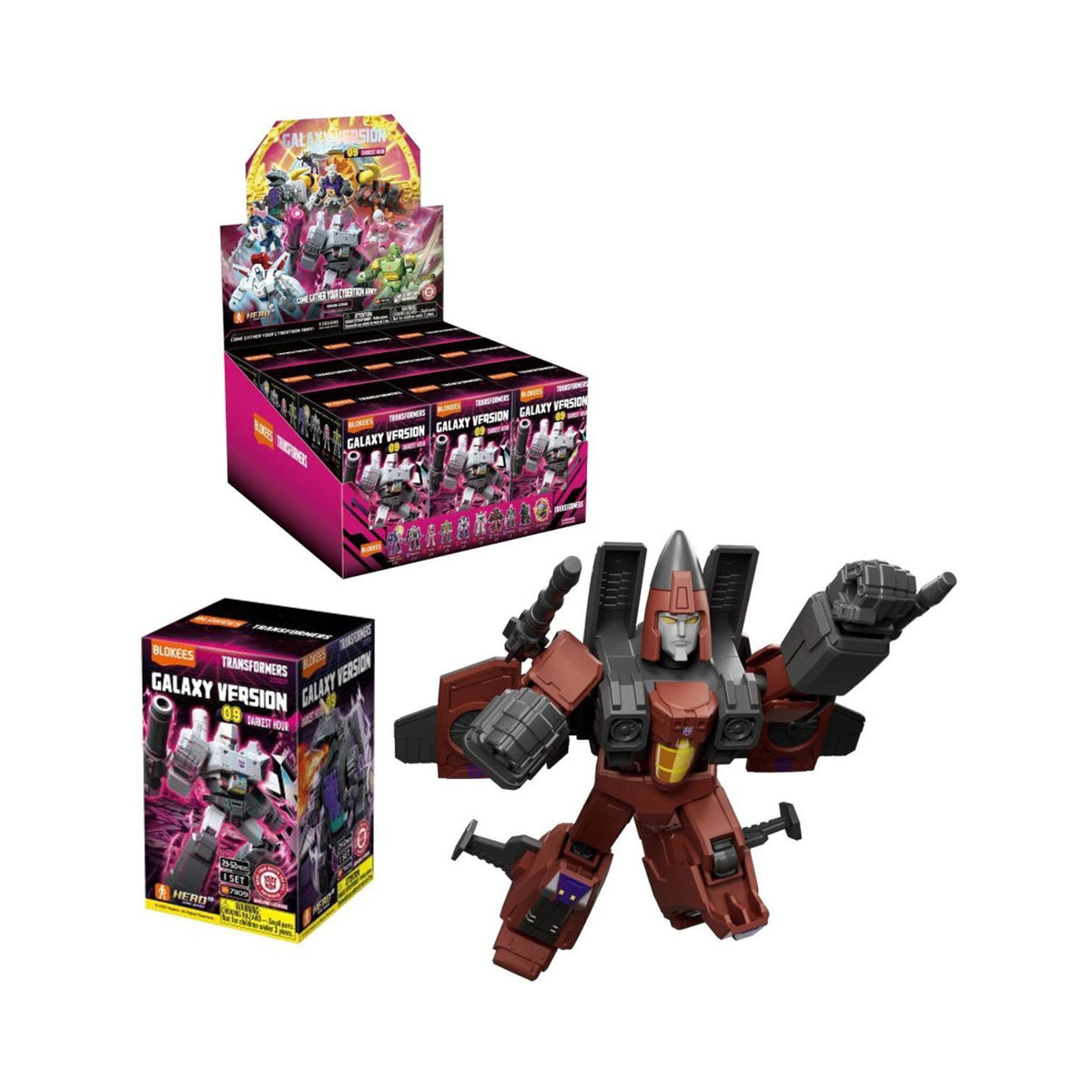 Transformers Galaxy Version 09 Darkest Hour Blokees Mini Model Kit