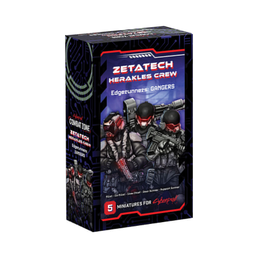 Cyberpunk RED: Combat Zone - Zetatech Herankles Crew (Preorder)