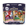 Disney Lorcana TCG 2-Player Starter Deck Set – Elastigirl & Buzz Lightyear Prebuilt Card Game with Foil Cards, Lore Trackers, Tokens, Trading Cards