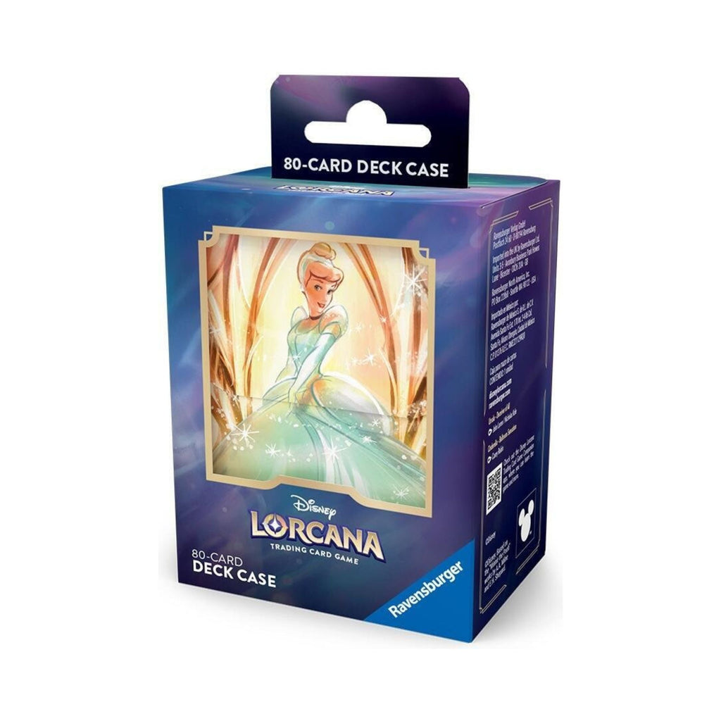 Disney Lorcana TCG Archazia's Island Cinderella Deck Box - 80 Sleeved Card Deck Case