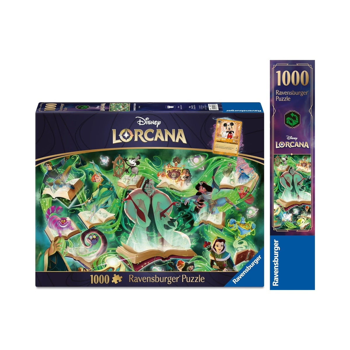 Disney Lorcana TCG Glimmers of the Realm Emerald 1000 Piece Puzzle by Ravensburger
