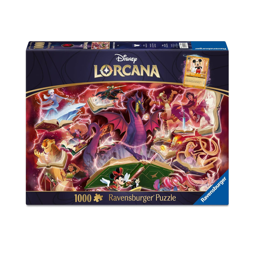 Disney Lorcana TCG Glimmers of the Realm Puzzle Ruby by Ravensburger, 1000 Piece Disney Puzzle for Adults, Disney Lorcana Collectible Jigsaw