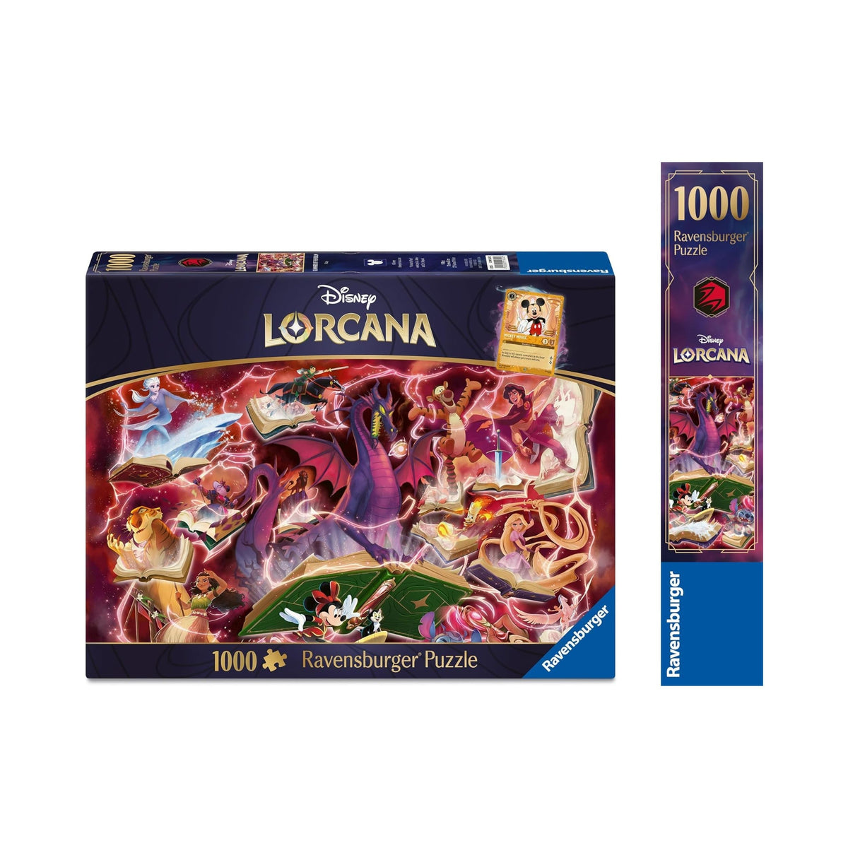 Disney Lorcana TCG Glimmers of the Realm Puzzle Ruby by Ravensburger, 1000 Piece Disney Puzzle for Adults, Disney Lorcana Collectible Jigsaw
