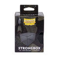 Dragon Shield Strongbox Card Deck Box Black 100+ Double-Sleeved Card Capacity, Clear Acrylic TCG Storage Case, Stackable Deck Box with Secure Vacuum