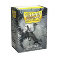 Dragon Shield Dual Matte Justice Card Sleeves 100ct – Premium Opaque Black Interior, Smooth Shuffle, Durable Trading Card Protectors for Standard Size