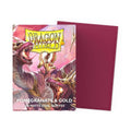 Dragon Shield Dual Matte Standard Card Sleeves Pomegranate & Gold 100 ct – Durable TCG Sleeves for MTG, Pokémon, Lorcana, One Piece, Digimon – Opaque