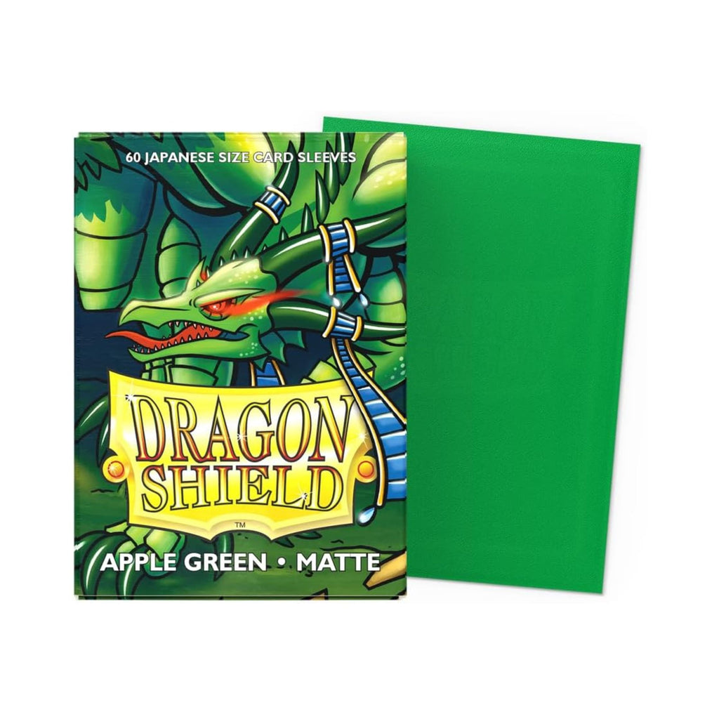 Dragon Shield Matte Japanese Size Card Sleeves - Apple Green 60ct – Trading Card Protection