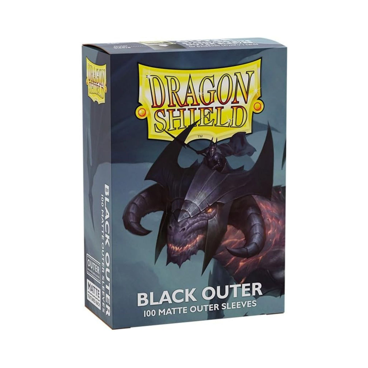 Dragon Shield Matte Outer Standard Size Card Sleeves - Black 100ct – Trading Card Protection