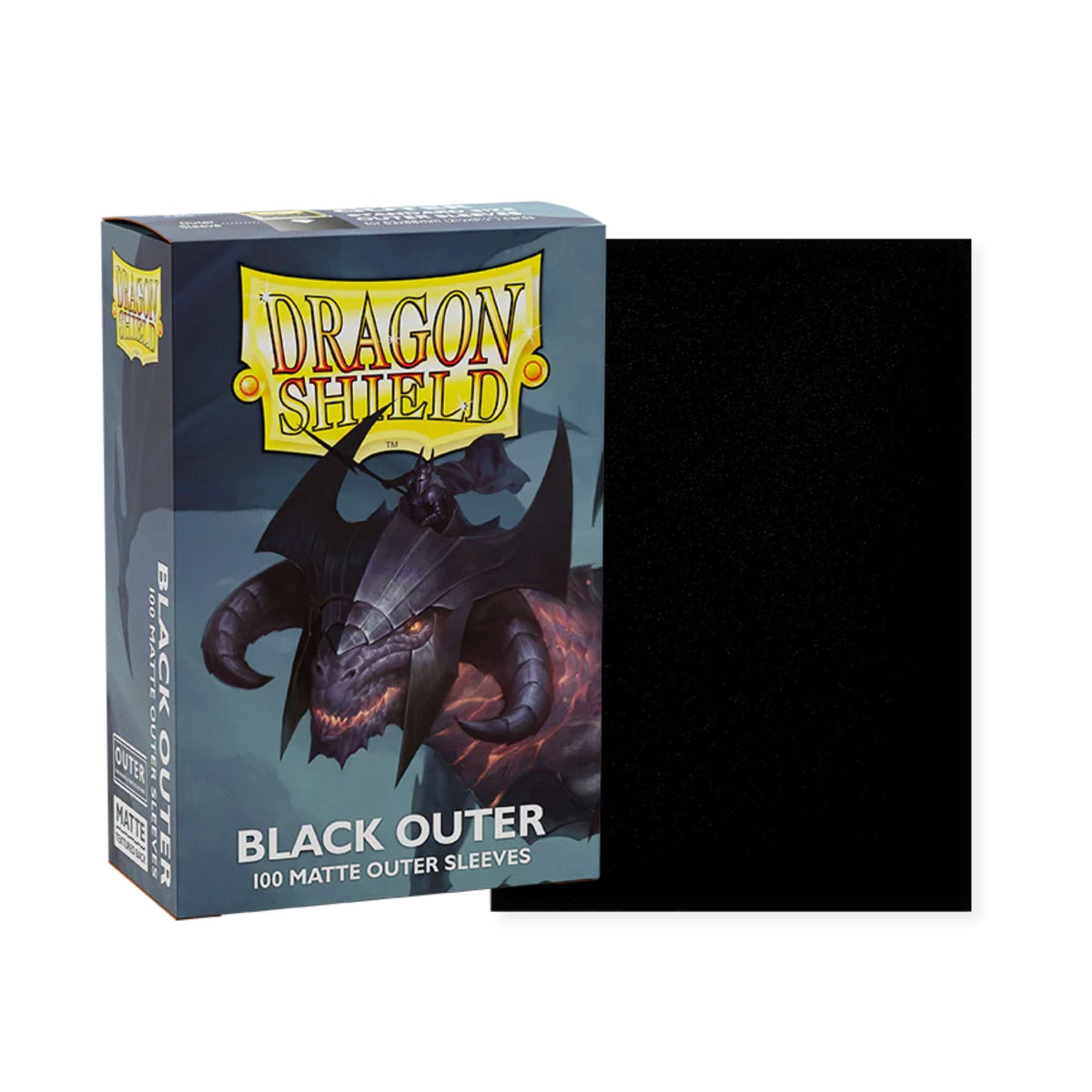 Dragon Shield Matte Outer Standard Size Card Sleeves - Black 100ct – Trading Card Protection