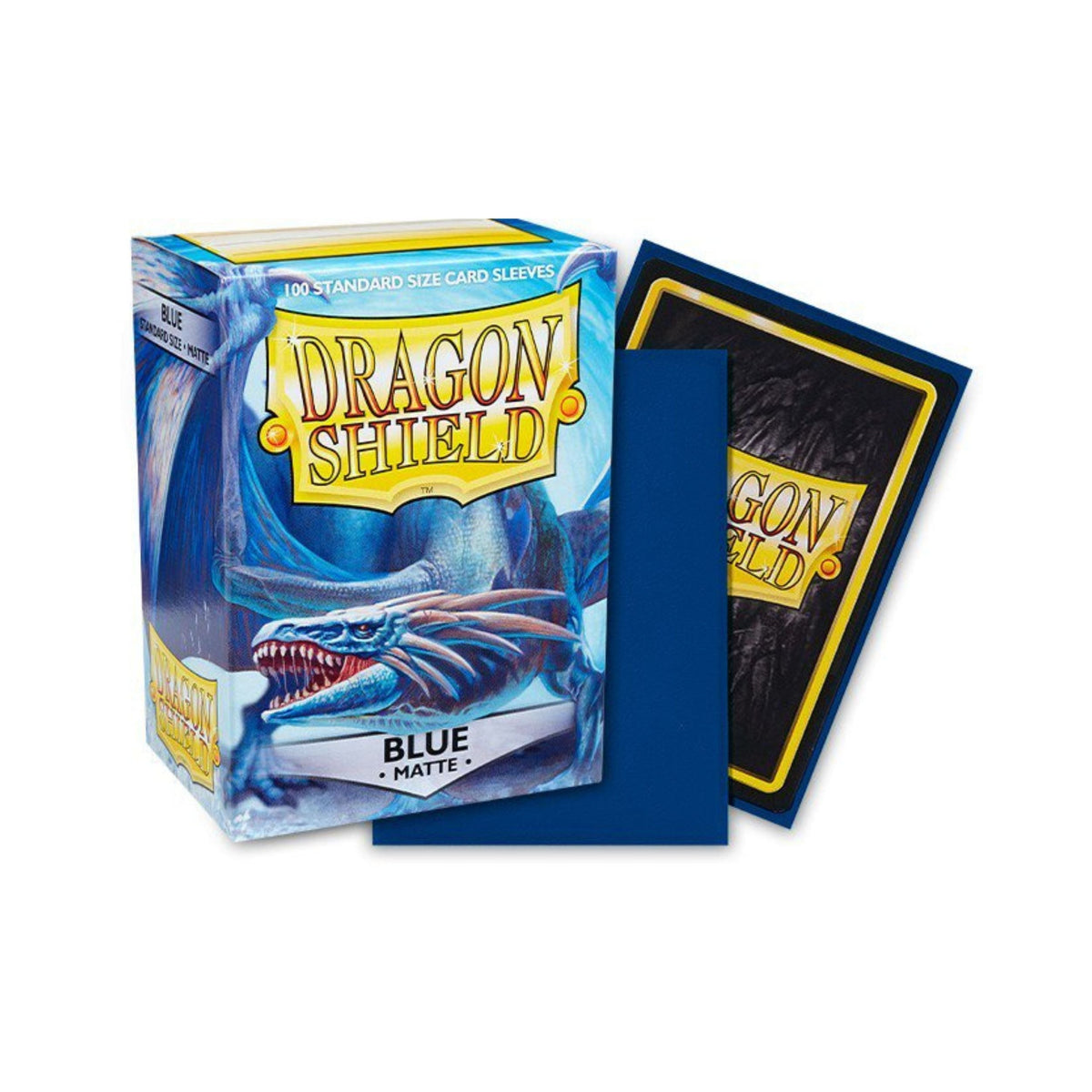 Dragon Shield Standard Matte Card Sleeves Blue 100 Count