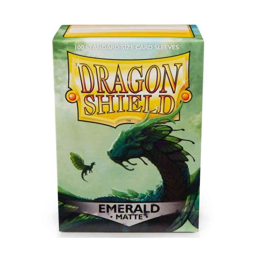 Dragon Shield Card Sleeves Standard Size Matte Emerald 100ct (Preorder)