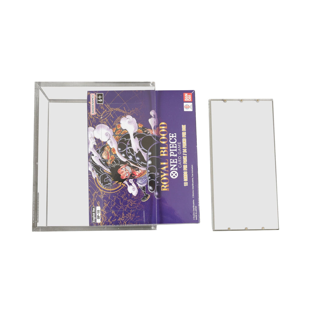 ER Acrylic Case Display for Bandai One Piece TCG Booster Box English – Clear Protective Storage Box, Durable Acrylic Cover for Collectible Card Game