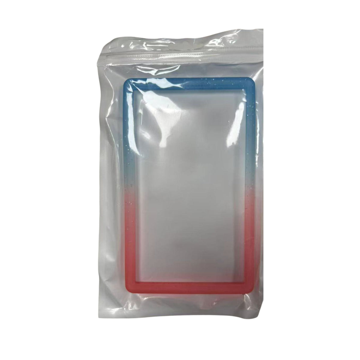 ER Bumper Slab PSA Gradient Blue Pink Glitter Protective Frame for Graded Trading Card Slabs