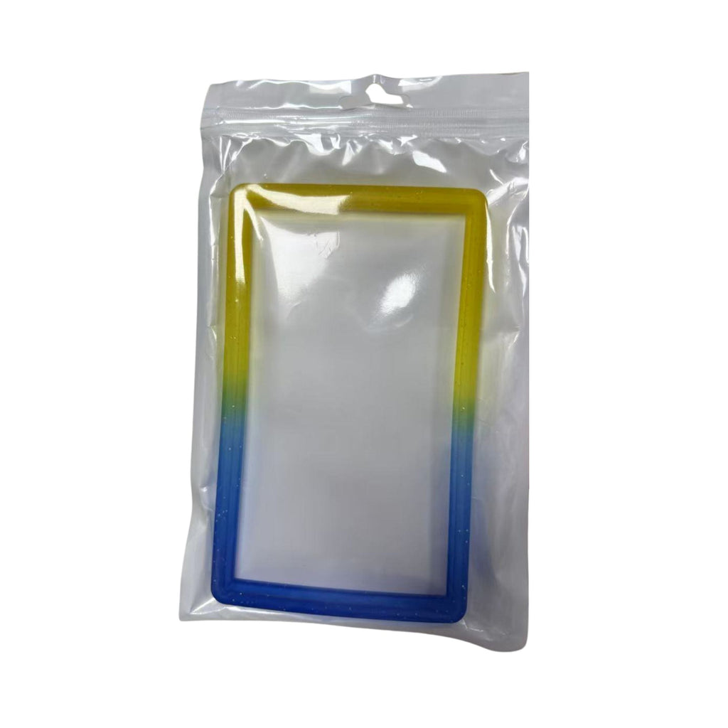 ER Bumper Slab PSA Gradient Yellow Blue Glitter Protective Case