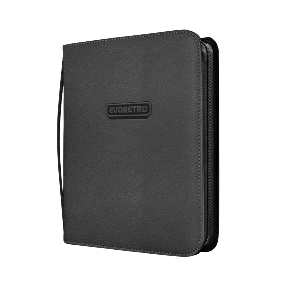 ER Shield 216 Toploader Card Binder Black – Trading Card Storage Album for Pokémon, MTG, Sports Cards – Holds 216 Top Loaders – Premium Zipper Binder