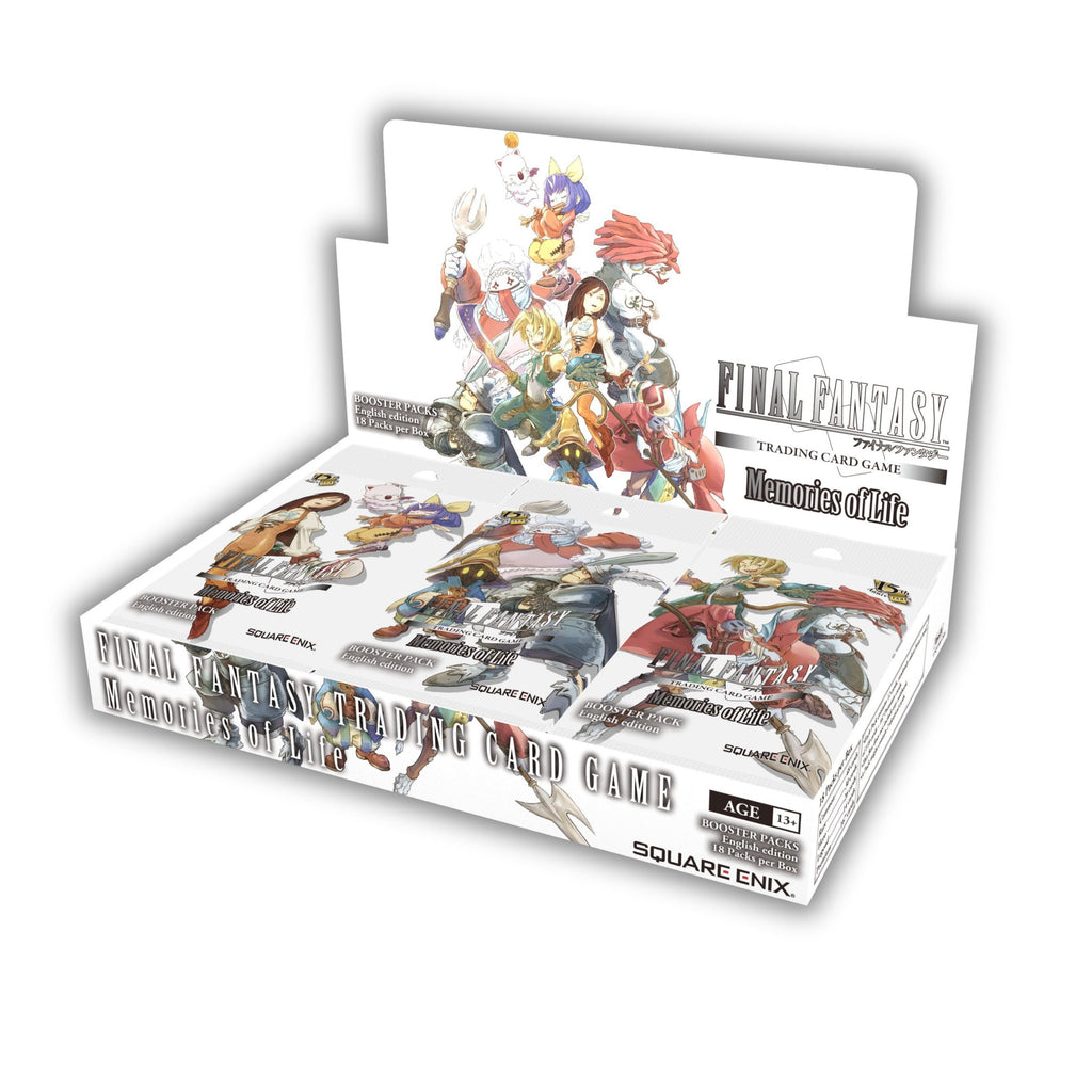 Final Fantasy TCG Memories of Life Booster Box OPUS 30 10th Anniversary Trading Card Game Display with Full-Art Premium Cards & Exclusive Shantotto