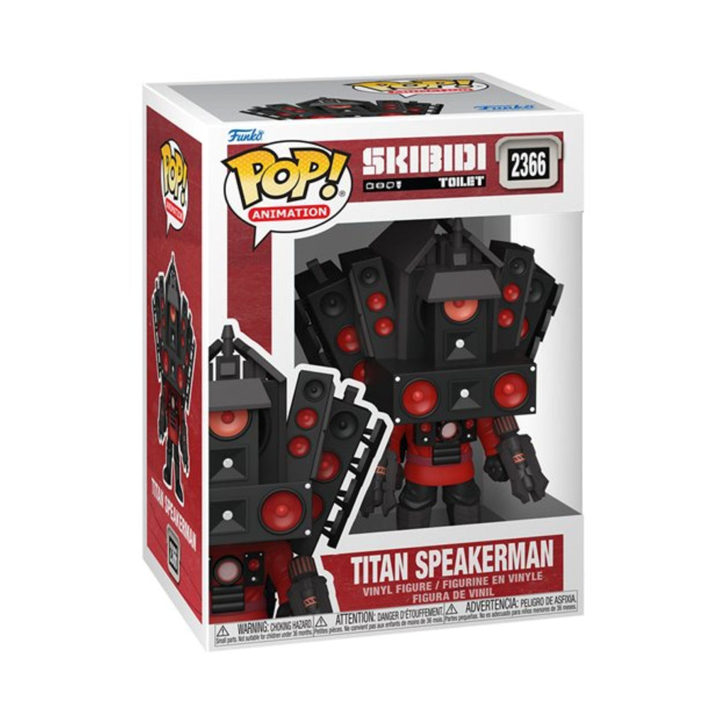 Titan Speakerman #2366 Funko Pop! Animation Skibidi Toilet- Approx. 4 1/4" Collectible Vinyl Figure Bundled with Display Box Protector Case