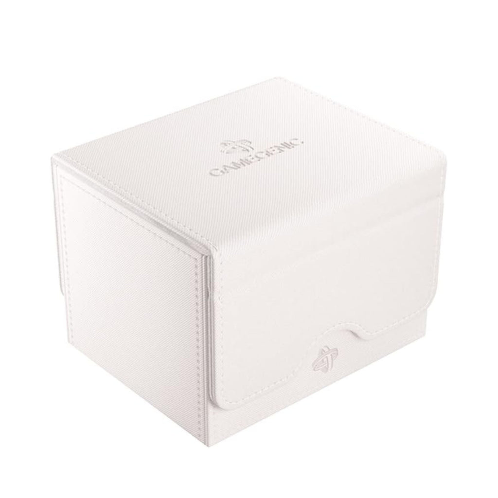 GameGenic Sidekick XL Deck Box 100 Plus Cards White Trading Card Storage Case