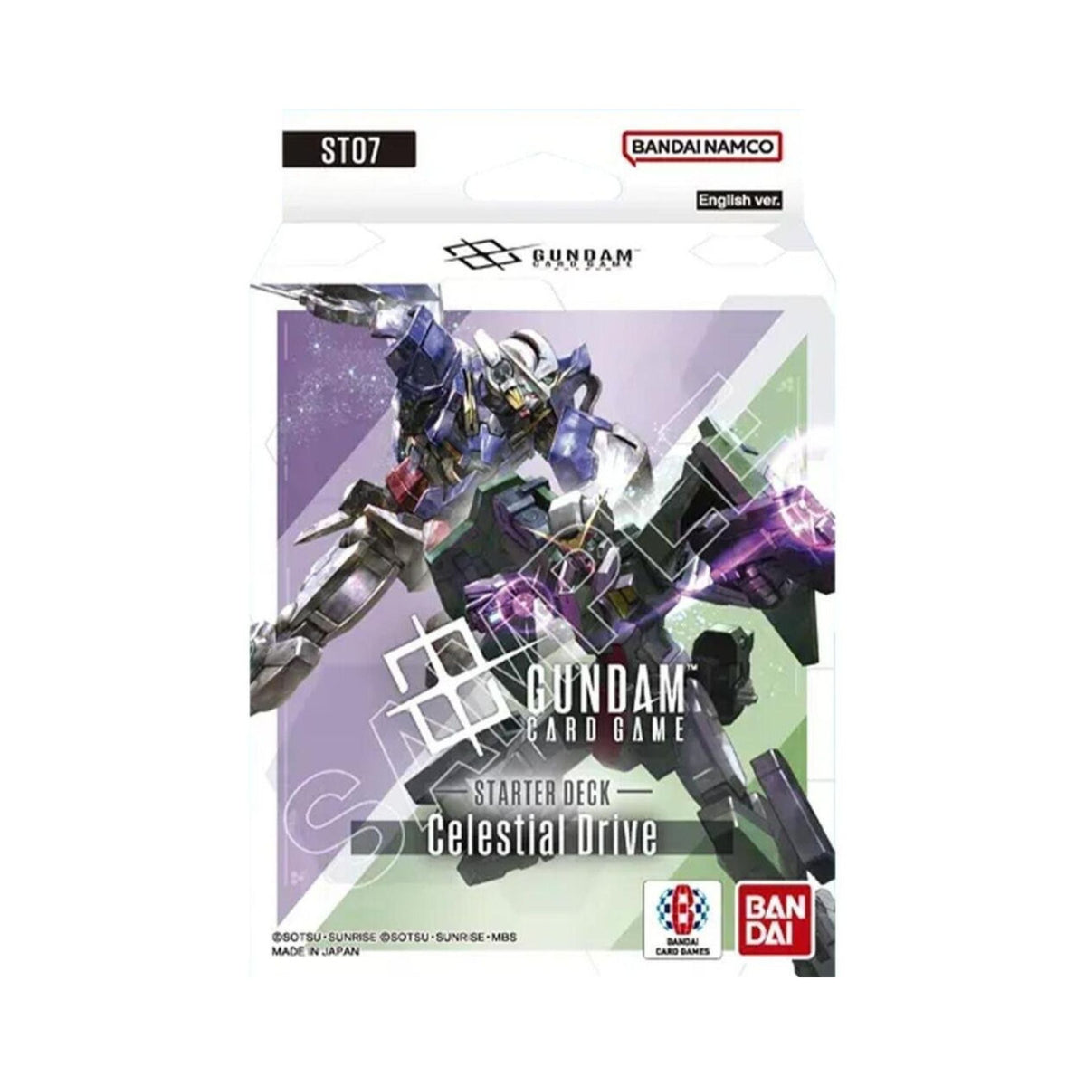Gundam TCG Starter Deck 07 Celestial Drive ST07 Card Game Deck