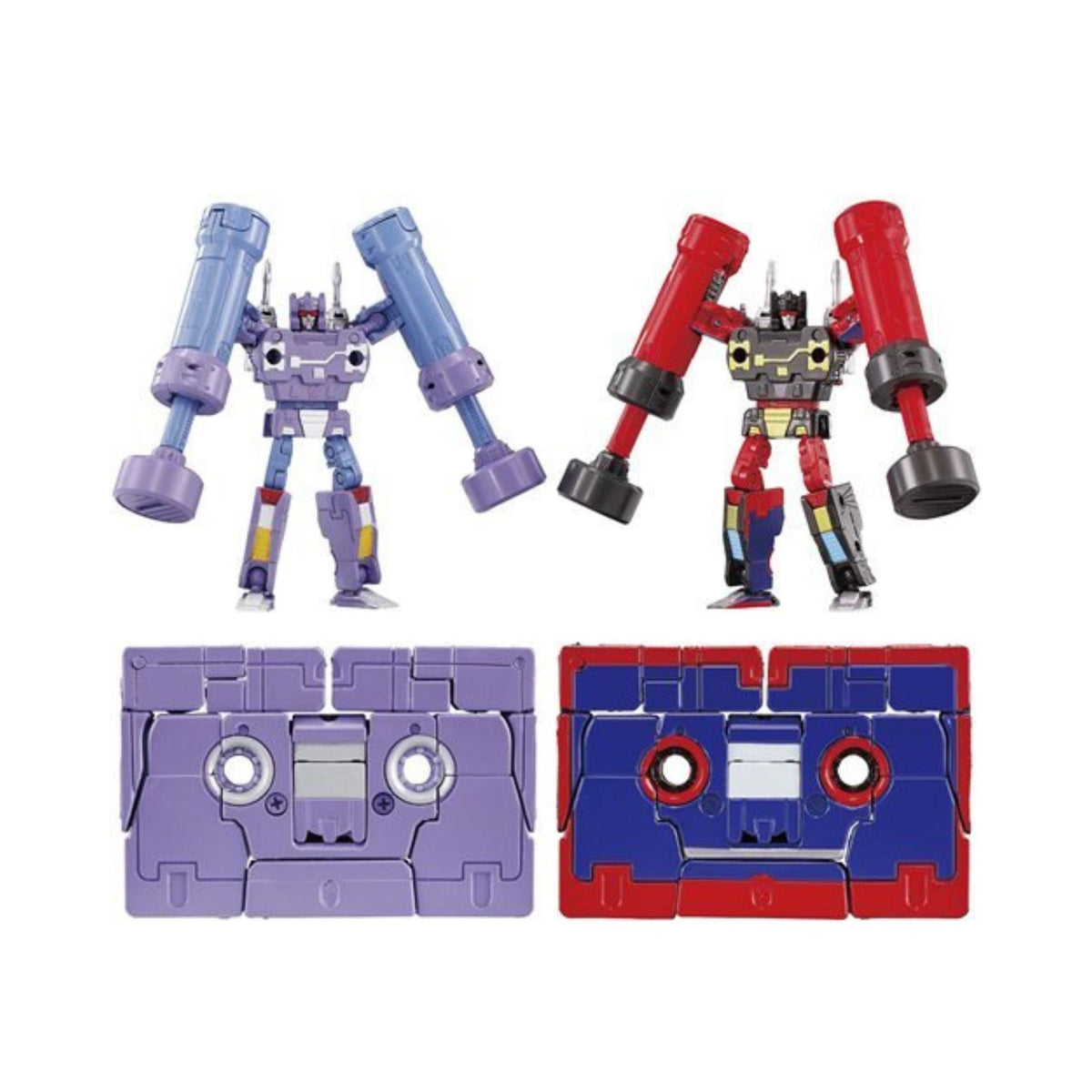 Transformers MPG-21 Rumble and Frenzy Set – Hasbro Takara Tomy Decepticon Figures, Cassette to Robot Conversion, Collectible Action Figures with