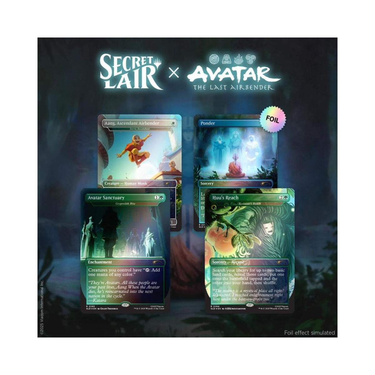 Magic: The Gathering TCG Avatar Secret Lair X Avatar The Last Airbender A Lot To Learn