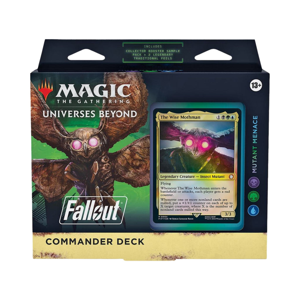 Magic The Gathering TCG Universes Beyond Fallout Mutant Menace Commander Deck – MTG Cards