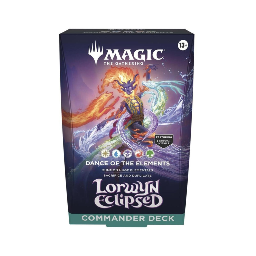 MTG Lorwyn Eclipsed: Dance of the Elements Commander Deck - Collectible Card Game Set, Trading Cards, TCG, Collector Booster, Card Deck for Games &