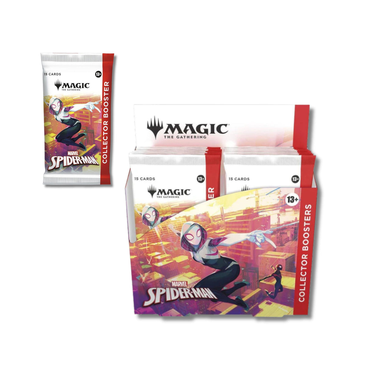 Magic: The Gathering Marvel Spider-Man Collector Booster Box – 12 Packs