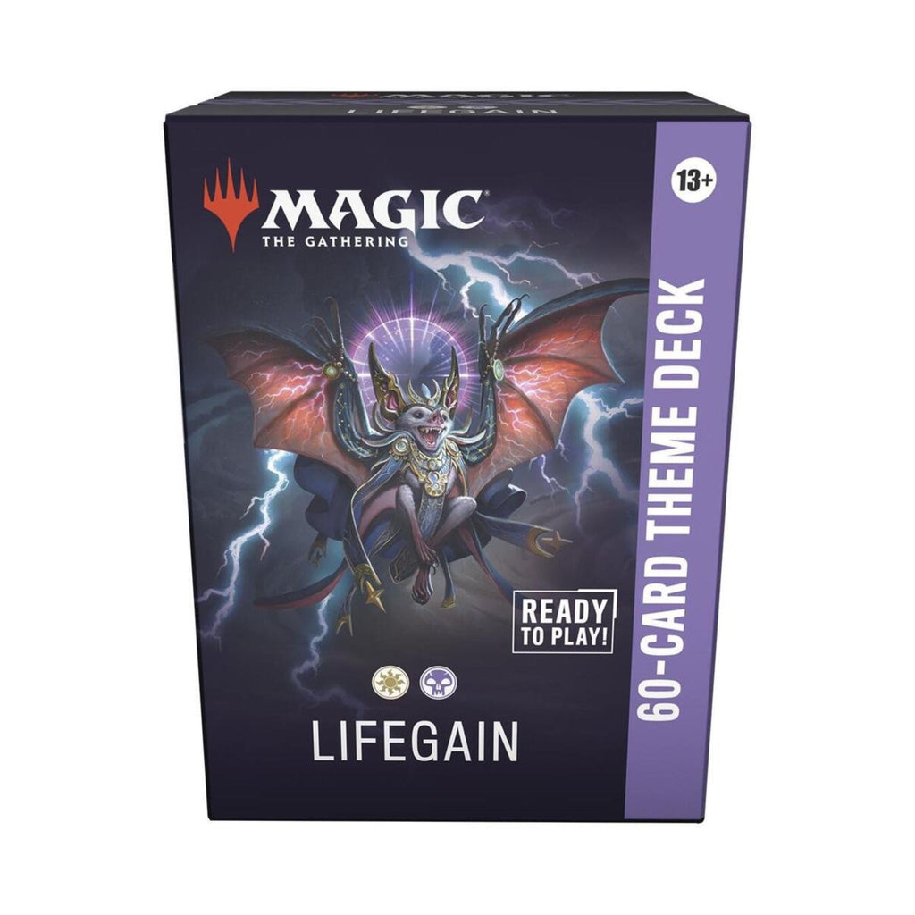 Magic: The Gathering Secrets of Strixhaven Lifegain Theme Deck – 60-Card Prebuilt MTG Deck with 5 Double-Sided Tokens, Deck Box & Strategy Insert