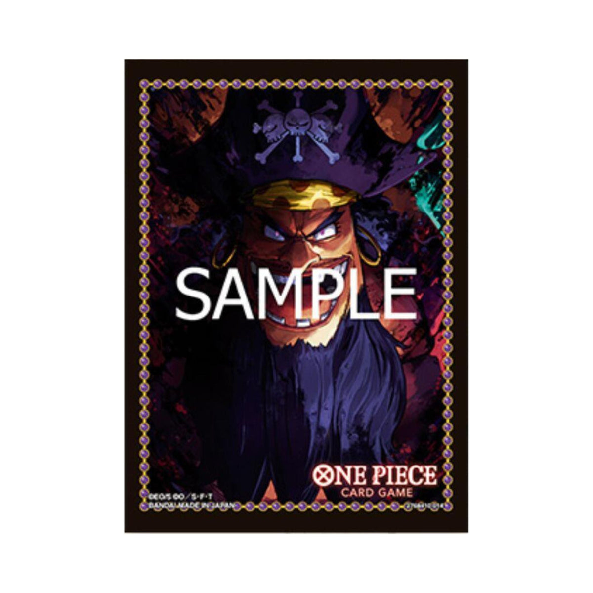 One Piece Card Game Bandai Official Card Sleeves Vol 3 Marshall D Teach 70 Count